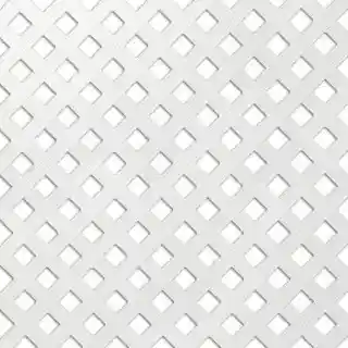 Main 2 - 4' X 8' PERMALATT 1" DIAGONAL WHITE LATTICE PANEL 1/2"  DURASHELL - Arlington Coal & Lumber