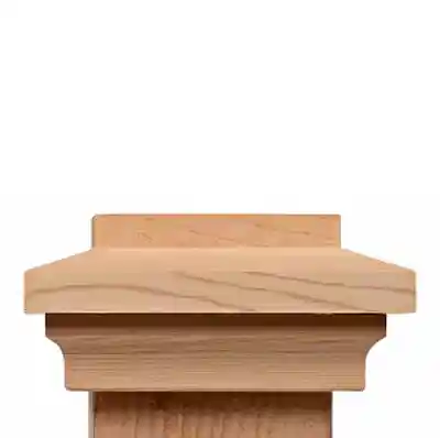 4 X 4 WESTERN RED CEDAR FLAT POST CAP - NANTUCKET SERIES - Arlington Coal & Lumber