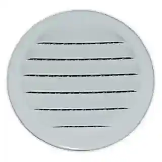 Main 1 - WHITE ALUMINUM 1" ROUND MIDGET LOUVER (M1W) - Arlington Coal & Lumber