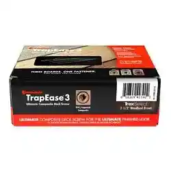 Main 2 - TRAPEASE-3 WOODLAND BROWN TREX SELECT SCREWS (75 COUNT) #9 X 2-1/2" TORX® TTAP® DRIVE - Arlington Coal & Lumber