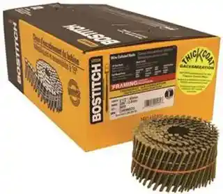 Main 1 - BOSTITCH C8R99BCG (2-1/2" X .099) GALV RING COIL NAIL FOR N80C 3.6M BX - Arlington Coal & Lumber