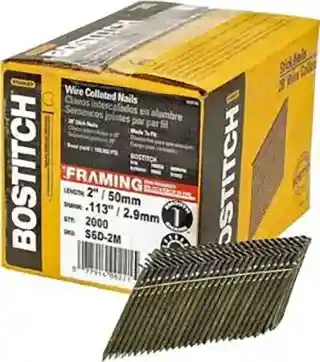 Main 1 - BOSTITCH S6D-FH (2" X.113) SMOOTH FH WIRE WELD STICK NAIL 2M BX - Arlington Coal & Lumber