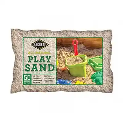 50# BAG SAKRETE WASHED & STERILIZED PLAY SAND  - Arlington Coal & Lumber