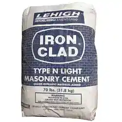 Main 1 - IRON CLAD (TYPE-N) LIGHT MORTAR CEMENT 70 LBS. - Arlington Coal & Lumber