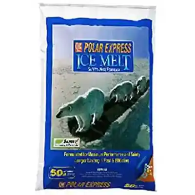 50# BAG "POLAR EXPRESS" ICE MELT (MILAZZO IND.) 81050 - Arlington Coal & Lumber