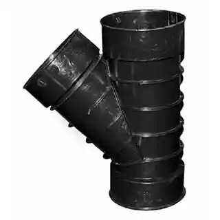 Main 1 - 4" ADS 'Y' FITTING (BLACK) - Arlington Coal & Lumber