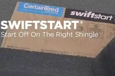 CERTAINTEED SWIFTSTART® LANDMARK STARTER SHINGLE (18-TWO PCS UNITS) 116 LINEAR FT.  - Arlington Coal & Lumber