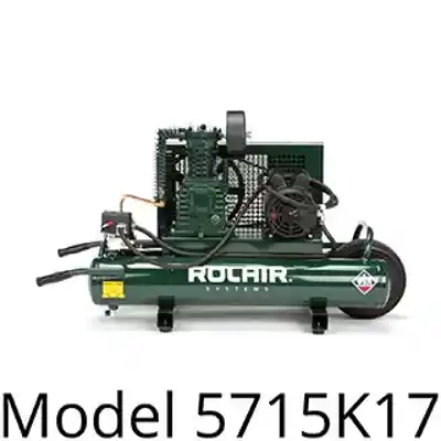 ROLAIR 1.5 HP (9 GALLON) ELECTRIC AIR COMPRESSOR (7.3 CFM @ 90 PSI) MODEL 5715K17 - Arlington Coal & Lumber