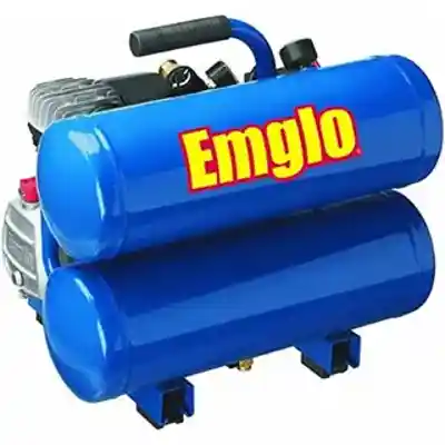 EMGLO 4-GAL H/D DUAL TANK AIR COMPRESSOR (4.0 SCFM) MODEL E810-4V - Arlington Coal & Lumber