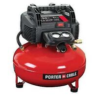 Main 3 - PORTER CABLE ELECTRIC AIR COMPRESSOR 6- GAL/150 PSI  - Arlington Coal & Lumber