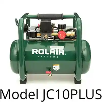 ROLAIR 1 H/P 2.5 GALLON (2.4 CFM @ 90 PSI) AIR COMPRESSOR JC10-PLUS - Arlington Coal & Lumber