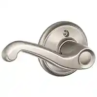 Main 1 - SCHLAGE F170VFLA619LH DUMY FLAIR LEVER SATIN NICKEL  ** VISUAL PACK ** - Arlington Coal & Lumber