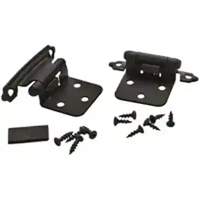 HINGE OVERLAY FLAT BLACK - Arlington Coal & Lumber