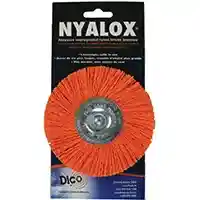 Main 2 - NYALOX 4" WHEEL BRUSH ORANGE MEDIUM (541-778-4) - Arlington Coal & Lumber