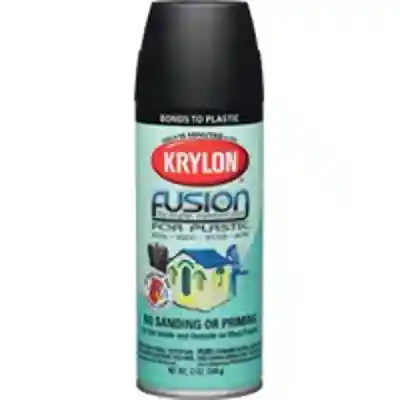 PAINT SPRAY PLSTC SAT BLK 12OZ - Arlington Coal & Lumber