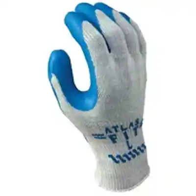 GLOVE GRAY W/BLUE COATING SM - Arlington Coal & Lumber