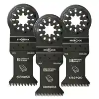 Main 2 - IBSL220-3 IMPERIAL BLADE 1-3/8 PRECISION WOOD 3PK STARLOCK - Arlington Coal & Lumber