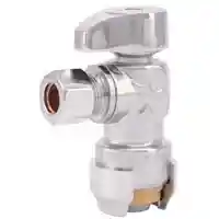 Main 2 - SHARKBITE STOP VALVE 1/2 X 3/8 IN COMPRESSION BRASS CHROME (23036-0000LF) - Arlington Coal & Lumber