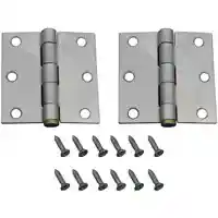 Main 1 - HINGE DOOR SQ 3X3IN GALVANIZED - Arlington Coal & Lumber