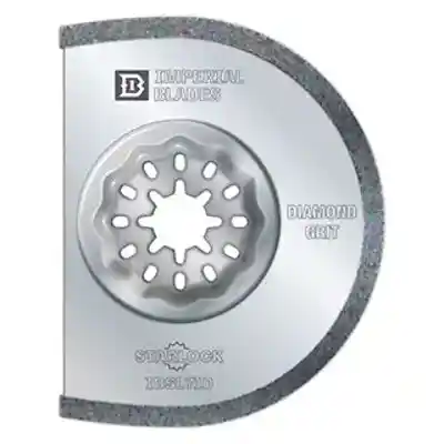 IBSL710-1 IMPERIAL BLADE 3-3/8 SEGMENTED DIAMOND GRIT 1PK STARLOCK - Arlington Coal & Lumber