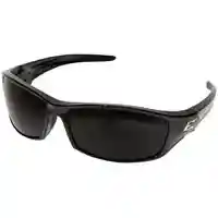 Main 2 - (SR116) RECLUSE BLACK W/SMOKE LENS EDGE SAFETY GLASSES  - Arlington Coal & Lumber