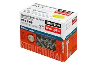 Main 1 - SIMPSON #10 X 1-1/2" CONNECTOR SCREW 100 CT (SD10112R100) - Arlington Coal & Lumber