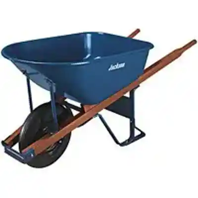 JACKSON 6-CUFT STEEL WHEELBARROW KIT (BLUE) MODEL M6T22  - Arlington Coal & Lumber