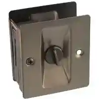 Main 2 - N336-412 PCKT DOOR LATCH ABRNZ LATCH POCKET DOOR PRVCY AGDBRZ - Arlington Coal & Lumber