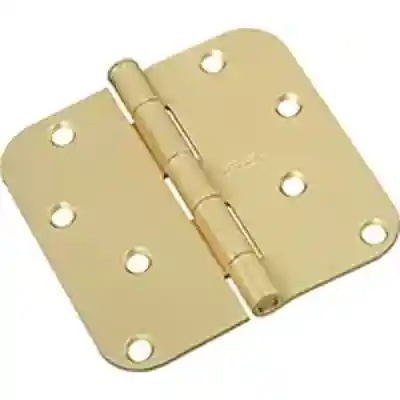 830225 HINGE DR 4IN RC S BRS HINGE DOOR 4IN 5/8 RC BRASS - Arlington Coal & Lumber