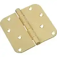 Main 2 - 830225 HINGE DR 4IN RC S BRS HINGE DOOR 4IN 5/8 RC BRASS - Arlington Coal & Lumber