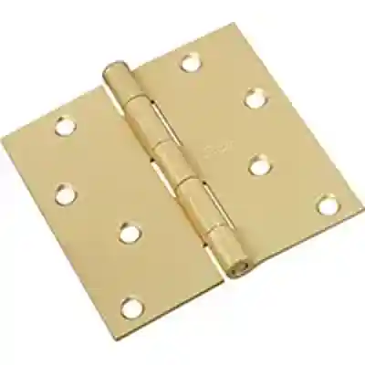 830231 HINGE DR 4IN SQ CNR SB HINGE DOOR 4IN SQ CNR BRASS - Arlington Coal & Lumber