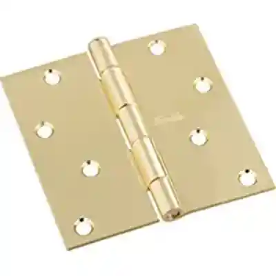 830213 HINGE DR 4IN SQ CNR PB HINGE DOOR 4IN SQ CNR POL BRS - Arlington Coal & Lumber