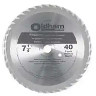 OLDHAM 7 1/4" 40TH CARBIDE BLADE - Arlington Coal & Lumber