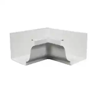 Main 1 - L&R WHITE ALUMINUM K-GUTTER OS/IS MITRE SECTION - Arlington Coal & Lumber