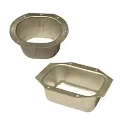 L&R WHITE ALUMINUM GUTTER DROP (ROUND)  - Arlington Coal & Lumber