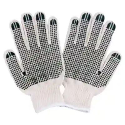 GLOVE COTTON WHT W/DOTS 1 SIZE - Arlington Coal & Lumber