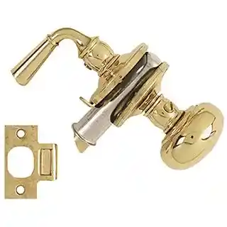 Main 1 - DOOR LATCH KNOB/LEVER POL BR - Arlington Coal & Lumber