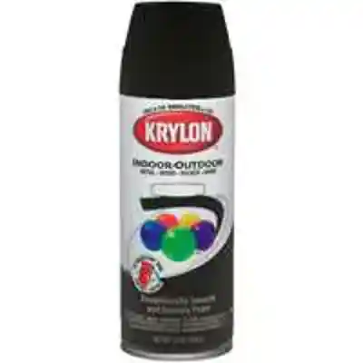 PAINT SPRAY IN/EX FLT BLK 12OZ - Arlington Coal & Lumber