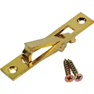 PULL POCKET DOOR BRIGHT BRASS - Arlington Coal & Lumber