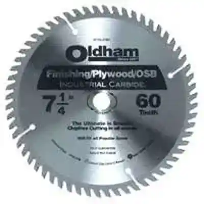 OLDHAM 7 1/4" -60TH CARB CIRC CAS BLADE (B7254760-10) - Arlington Coal & Lumber