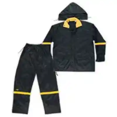 RAINSUIT NYLON/PVC BLK 3PC LRG - Arlington Coal & Lumber