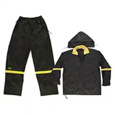 RAIN SUIT NYLON BLACK 3PC MED - Arlington Coal & Lumber
