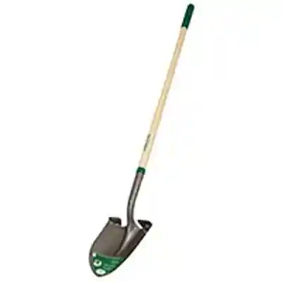 LHRP SHOVEL WOOD HNDL W/GRIP SHOVL RND PT LACQ ASH HDL 48IN - Arlington Coal & Lumber