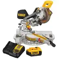 Main 1 - DEWALT 20V 7-1/4" MITER SAW W/ BATTERY AND CHARGER (DCS361M1) - Arlington Coal & Lumber