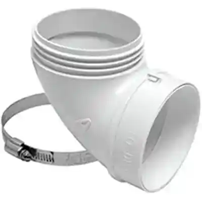 ELBOW VENT KIT 90DEG WHT - Arlington Coal & Lumber