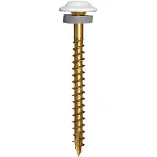 Main 1 - GRK #8 X 2-1/2" WHITE CABINET SCREW (80 PCS) T-15 (#120660)  - Arlington Coal & Lumber