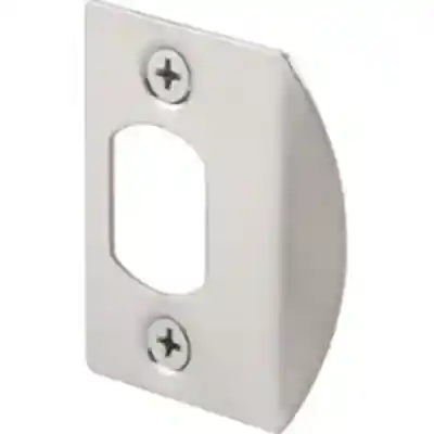 DOOR STRIKE PLATE SATIN NICKEL - Arlington Coal & Lumber