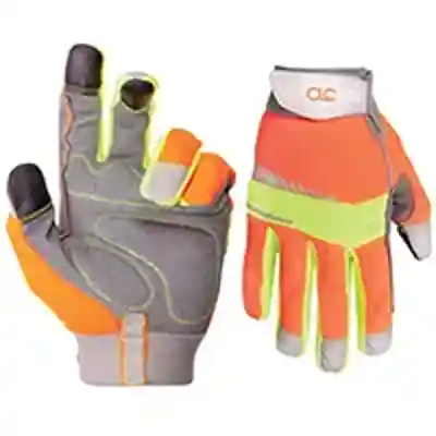 GLOVE HI-VISIBILITY LTHR MED - Arlington Coal & Lumber