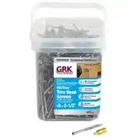 Main 1 - GRK #8 X 2-1/2" STAINLESS STEEL FIN/TRIM SCREW (420 PCS) T-10 (#61730) - Arlington Coal & Lumber