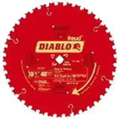 DIABLO 10-1/4" X 40TH CIRCULAR SAW BLADE 5/8 ARBOR (D1040W) - Arlington Coal & Lumber